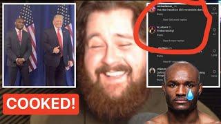 THE MMA GURU REACTS TO KAMARU USMAN GETTING COOKED BY HIS INSTAGRAM COMMENTS FOR SUPPORTING TRUMP?