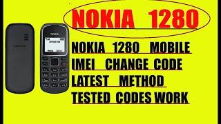 nokia 1280 change imei code