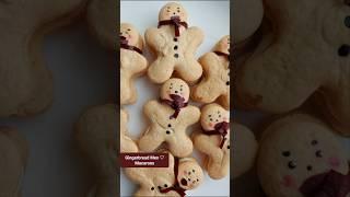 Gingerbread Men  Macarons | macaron | Пряничные человечки| Макаронсы