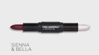 KARL LAGERFELD + MODELCO Custom Lipstick Shade and Duo