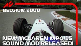 New McLaren MP4/15 Sound Mod! | Mika Hakkinen's Pole Lap | 2000 Belgian Grand Prix | #assettocorsa