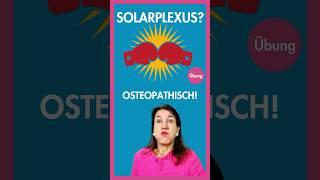 Solarplexus osteopathisch selbst entspannen - Übung #stressmanagement #ganzheitlich #osteopathie