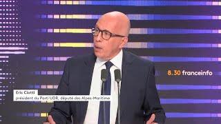 Le 8h30 franceinfo d'Eric Ciotti