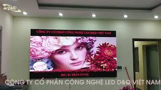 Viện Xây Dựng 81 Trần Cung | LED DQ thi công màn hình LED P2.5 trong Phòng Hội Nghị.