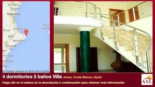 4 dormitorios 5 baños Villa se Vende en Javea, Costa Blanca, Spain