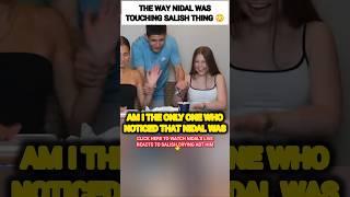 The WAY Nidal Wonder was TOUCHING Salish Matter thing?#nalish #shorts #trending #viral #funny #love