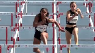 Alaysha Johnson - 100M Hurdles - Chorzow (POL) - World Athletics Continental Tour Silver