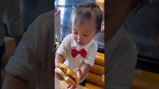 Welcome to Josiah Eats! Today, he will be eating the worlds famous #macdonald #kids #baby #eating
