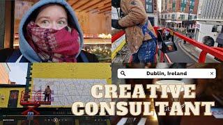 Day in the life of a Creative Consultant in Dublin, Ireland | Work Vlog