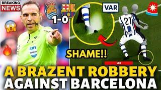 URGENT! A BRAZENT ROBBERY AGAINST BARCELONA! A BIG SHAME! INADMISSIBLE! BARCELONA NEWS TODAY!