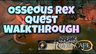 Osseous Rex Quest Walkthrough #runescape3