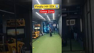 HIT SIX 6️⃣ IN GAME ZONE ROODRAKSH MAll GUWAHATI #cricketvlog #minivlog #cricket #guwahati