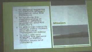 Presentation: Integrated Natural Resources and Environmental Management