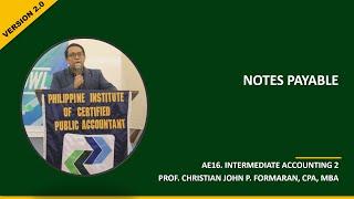 FAR. Notes Payable (Ref: Millan, Valix, Asuncion, Escala and Ngina)