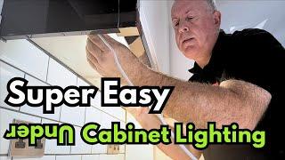 The Simple Way To Install Under Cabinet Lights!