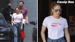 Inseparable duo Jennifer Lopez and Ben Affleck at a studio in L.A.