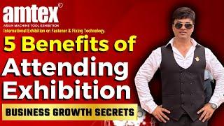 5 Benefits of Attending Exhibition | Business Growth Secrets | By Dr. Amit Maheshwari