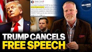 Donald Trump ATTACKS FREEDOM OF SPEECH Just Hours After Weird JD Vance Interview!!!