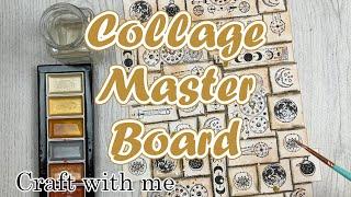 Collage Master Board || Craft with me || Tutorial