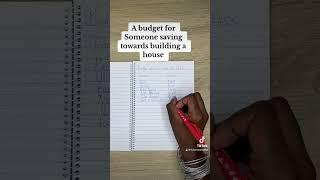 How to Budget for Building a house in South Africa| living below your means #personalbudget