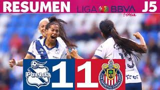 Puebla 1-1 Chivas - El rebaño sufre ante la franja / J5 CL24