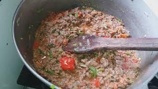 COMMENT PRÉPARER LA VIANDE HACHÉE RECETTE (SAUCE BOLOGNAISE )