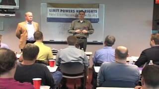 Libertarian Candidate Training Seminar, part 16: Tim Maguire, part 1