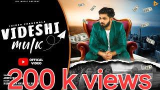 Videshi Mulk | Official Video | Jaidev Franswala | Miracle Beatz | New Haryanvi Sad Song 2024