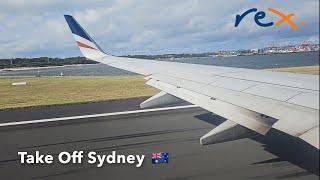 Regional Express Boeing 737-800 Take Off from Sydney Airport (SYD)