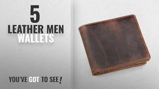 Top 10 Leather Men Wallets [ Winter 2018 ]: HRS Men's RFID Blocking Vintage Italian Genuine Leather