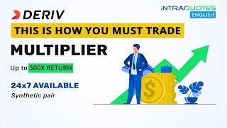 #Deriv Multiplier - UPTO 500X Return | #binaryoptions #tradingstrategy | #forextrading #forexbroker