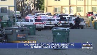 APD, possible suspect in standoff outside apartment in NE Anchorage