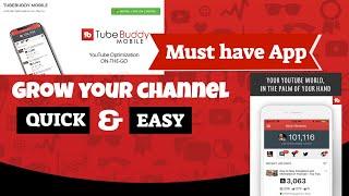 TubeBuddy Mobile App For Creators -How to use It to Grow Your Channel