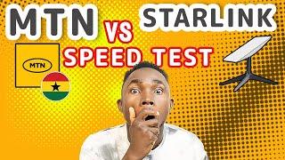 Starlink and MTN Speed Test in Ghana -  Which one downloads faster in Ghana!! 