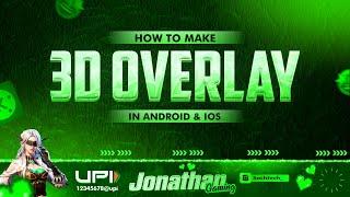 Make This Awesome New Xsuit  3D Overlay in Android | How to Make 3d Overlay for BGMI / PUBG