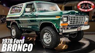 1978 Ford Bronco Restomod 4X4 For Sale Vanguard Motor Sales #3059