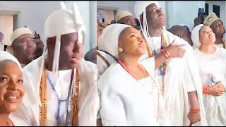 Opoor! Ooni of Ife Surprised by His Wives, Children, and People on His Birthday as Obesere Sings