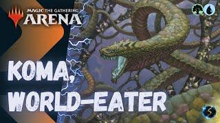 It's Showtime: Koma, World-Eater  - MTG Arena - Historic Brawl