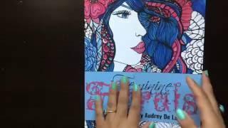 Feminine Florals Coloring Book By Audrey De La Cruz