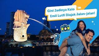 Emil Lutfi Pertama Kali Berdua ke Singapura?? Gini Nih Jadinya Kalo Duo Kocak Diajak Jalan-jalan!