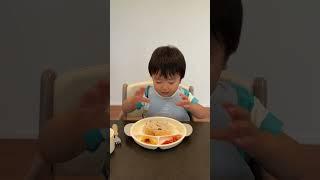 【食事】HARU/もくもく食事と夕方散歩　(9.22）【2years 5 month old】