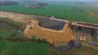Bridge Construction with  LECA Lightweight Expanded Clay Aggregate