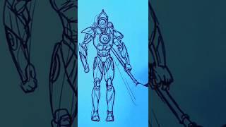 titan clockman Upgraded 99 speed drawing #shorts #drawing #skibiditoilet #art