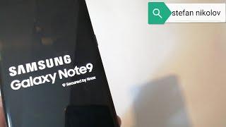 Hard reset Samsung Note9 SM-N960F. Unlock pattern/pin/password lock.