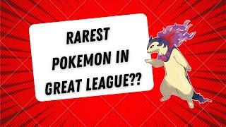 RAREST POKEMON IN GREAT LEAGUE (HISUIAN TYPHLOSION) | GO BATTLE LEAGUE