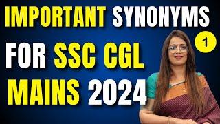 Important Synonyms For SSC CGL Mains 2024 | FREE English Class For CGL Mains 2024 - 4 | By Rani Mam