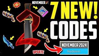 ️NOVEMBERNEW️MURDER MYSTERY 2 ROBLOX CODES 2024 -MM2 CODES 2024 - CODE MM2