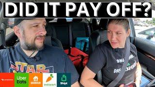 We Made A BIG Decision! | Doordash, Uber Eats, Shipt, Ride-Along