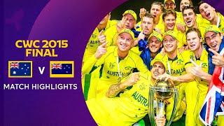 Cricket World Cup 2015 Final: Australia v New Zealand | Match Highlights