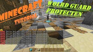 World Guard/Bläcke sicher und unzerstörbar machen. Mit Plugin/Minecraft 1.16.5- Tutorial[German][HD]